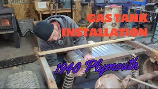 1940 Plymouth Gas Tank Installation [upl. by Rosenkranz]