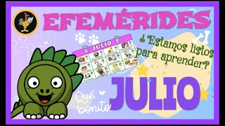 EFEMÉRIDES JULIO EDUCACIÓN PRIMARIA [upl. by Eidlog]