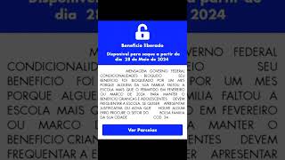 🚨MENSAGEM NO APP BOLSA FAMÍLIA INDICA BLOQUEIO por FALTAS na ESCOLA CONSULTA de JULHO LIBERADA [upl. by Etennaej]