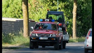 Moorbrand  FF Lastrup  FF Ramsloh  FF Lindern auf Einsatzfahrt [upl. by Nabala]