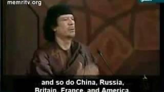 Gaddafi Speech  US Invasion of Iraq [upl. by Guimar585]