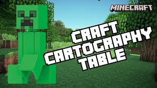 How to Craft Cartography Table on Minecraft 2024 [upl. by Stambaugh]