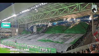 ASSE 1  0 LOSC  Ambiance Kop Nord Geoffroy Guichard [upl. by Limoli]