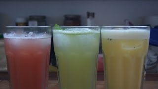 Drei alkoholfreie Cocktails Teil 1  Rezepte mit Anleitung [upl. by Jacquenetta]