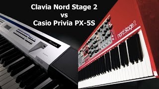 Nord Stage 2 vs Casio Privia PX5S BLIND piano Sound test  Слепой тест звука [upl. by Yvehc805]