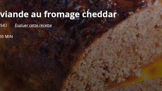 Pain de viande au fromage cheddard [upl. by Kendall]