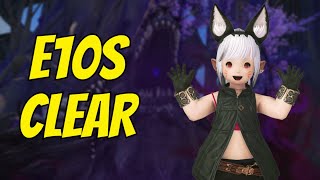 FFXIV  Edens Promise LITANY Savage Clear Crystal First Black Mage PoV [upl. by Llerot]