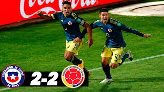 CHILE VS COLOMBIA  22  ELIMINATORIAS SUDAMERICANAS QATAR 2022 [upl. by Stetson]