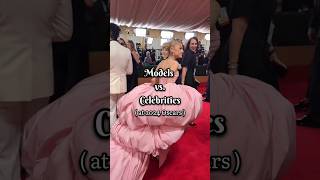 Models vs celebrities at 2024 Oscars shorts oscar2024 [upl. by Nahtad]