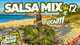 SALSA CLASICA VOL 12 🥁 LAS 12 MEJORES SALSA  MEZCLADA EN VIVO POR DJ ADONI ♥️🍺🥃  SALSA MIX [upl. by Gertrudis]