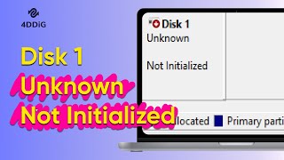 Disk 1 Unknown Not Initialized  How To Fix Disk 1 Unknown Not Initialized Issue Windows 11108 [upl. by Belamy779]