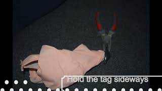 how to remove security tag from cloths in less than a minute [upl. by Atilrep]