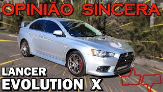 Lancer Evolution X  A história do sedan esportivo japonês mais legal que já testamos no canal [upl. by Odell]