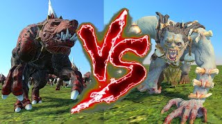 Hounds of the Blood Hunt VS Gorgers Total War Warhammer 3 [upl. by Batha]