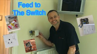 Taking the Feed Supply to the Switch and Connections Explained in a 2 Gang Switch [upl. by Ayatal]