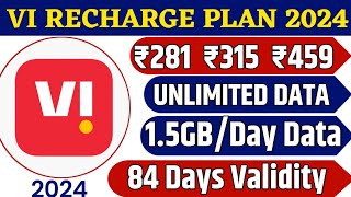 vi ka new prepaid recharge plan 2024  vi new prepaid validity recharge plan  vi recharge new plan [upl. by Nitsir691]