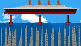 Ship PM Goliath VS Sharp Reefs ◉ Floating Sandbox [upl. by Gregrory]