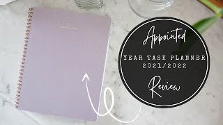 Appointed Year Task Planner Review With Pen Test 20212022 Edition [upl. by Llednor726]