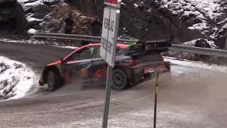 Rallye Monte Carlo 2024 Test Thierry Neuville WRC Hyundai i20 Rally1 FLAT OUT 😨 [upl. by Ermin]