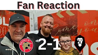 Fan Reaction to Walsall 21 Salford [upl. by Rahs]