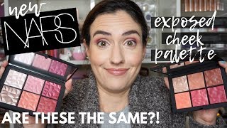 NEW Spring 2019 NARS Exposed Cheek Palette  Swatches Demo  Comparison to Hot Tryst [upl. by Nibla926]