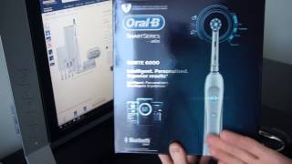 La brosse à dents connectée OralB White 6000 CrossAction SmartSeries [upl. by Sheryl]