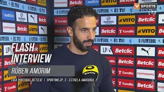 Ruben Amorim quotEra importante vencer antes de ir à Luzquot [upl. by Clayton]