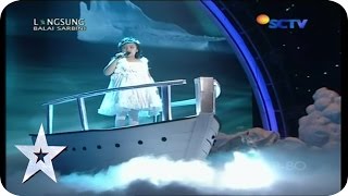 Putri Ariani sings quotMy Heart Will Go Onquot  RESULT SHOW  Indonesias Got Talent [upl. by Alleber]