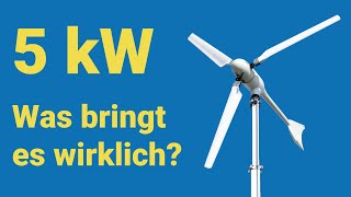 Kleinwindanlage mit 5 kW Ertrag Hersteller amp Kosten [upl. by Marmaduke]