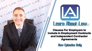 Clauses for Employers to Include in Agreements  Learn About Law [upl. by Sheeran789]