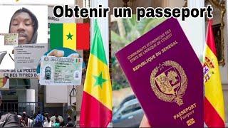 Comment faire pour obtenir un passeport🇸🇳 rapidement Les documents [upl. by Allred390]