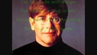 Elton John  Lies WITH LYRICS [upl. by Llenrap104]