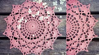 Charming Shells Crochet Doily Tutorial [upl. by Christel]