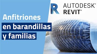 📏 Anfitriones en barandillas y familias 🔝 Trucos de REVIT  Editeca®  Tutorial REVIT [upl. by Byrn]