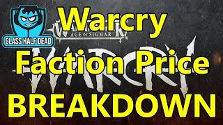 Warcry Price BREAKDOWN  ALL Factions [upl. by Odrick536]