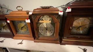 Jauch Westminster Chime Bracket Mantle Clock chimes 11 AM [upl. by Nnylidnarb]