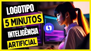 Como Fazer Logo Com Inteligencia Artificial Logotipo Profissional em 5 Minutos [upl. by Xenos]