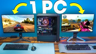 2 Gamers con 1 SOLA PC al MISMO TIEMPO ¿Cómo es posible [upl. by Amzu]