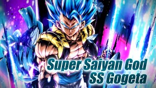 DRAGON BALL LEGENDS Super Saiyan God SS Gogeta joins the fight [upl. by Kellda]