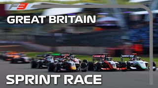 F3 Sprint Race Highlights  2024 British Grand Prix [upl. by Mehalek]