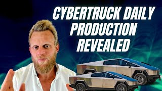 Tesla Cybertruck daily production run rate revealed at Giga Texas [upl. by Artina776]