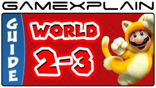 Super Mario 3D World  World 23 Green Stars amp Stamp Locations Guide amp Walkthrough [upl. by Emmer]