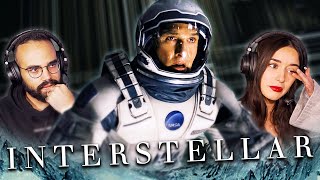 Our first time watching INTERSTELLAR 2014 blind movie reaction [upl. by Alket189]