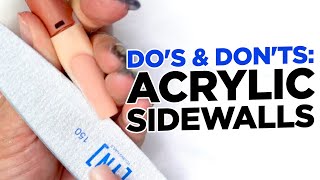 Dos and Donts of Acrylic Sidewalls [upl. by Nhguavahs]