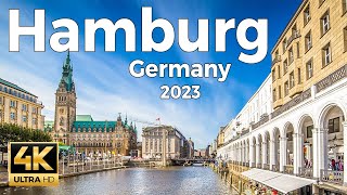 Hamburg 2023 Germany Walking Tour 4k Ultra HD 60fps – With Captions [upl. by Hayidah28]