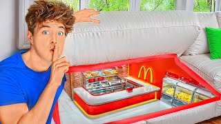 I Built a SECRET McDonald’s In My Room [upl. by Ecneret824]