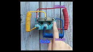 Schéma de branchement moteur ÉTOILE et TRIANGLE [upl. by Greenfield]