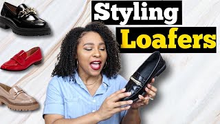 HOW TO STYLE LOAFERS  5 OUTFIT IDEAS [upl. by Elie]