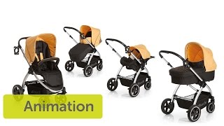 hauck  Priya Stroller System capabilities  North America US Version [upl. by Anihcak367]