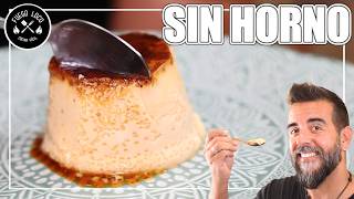 El FLAN MÁS CREMOSO Fácil y Rápido Sin Horno Sin Microondas  Dulce de Leche [upl. by Hcib870]